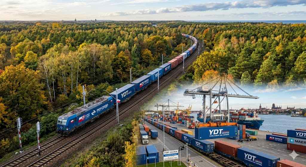 YDT Freight Delivery Truck and Container