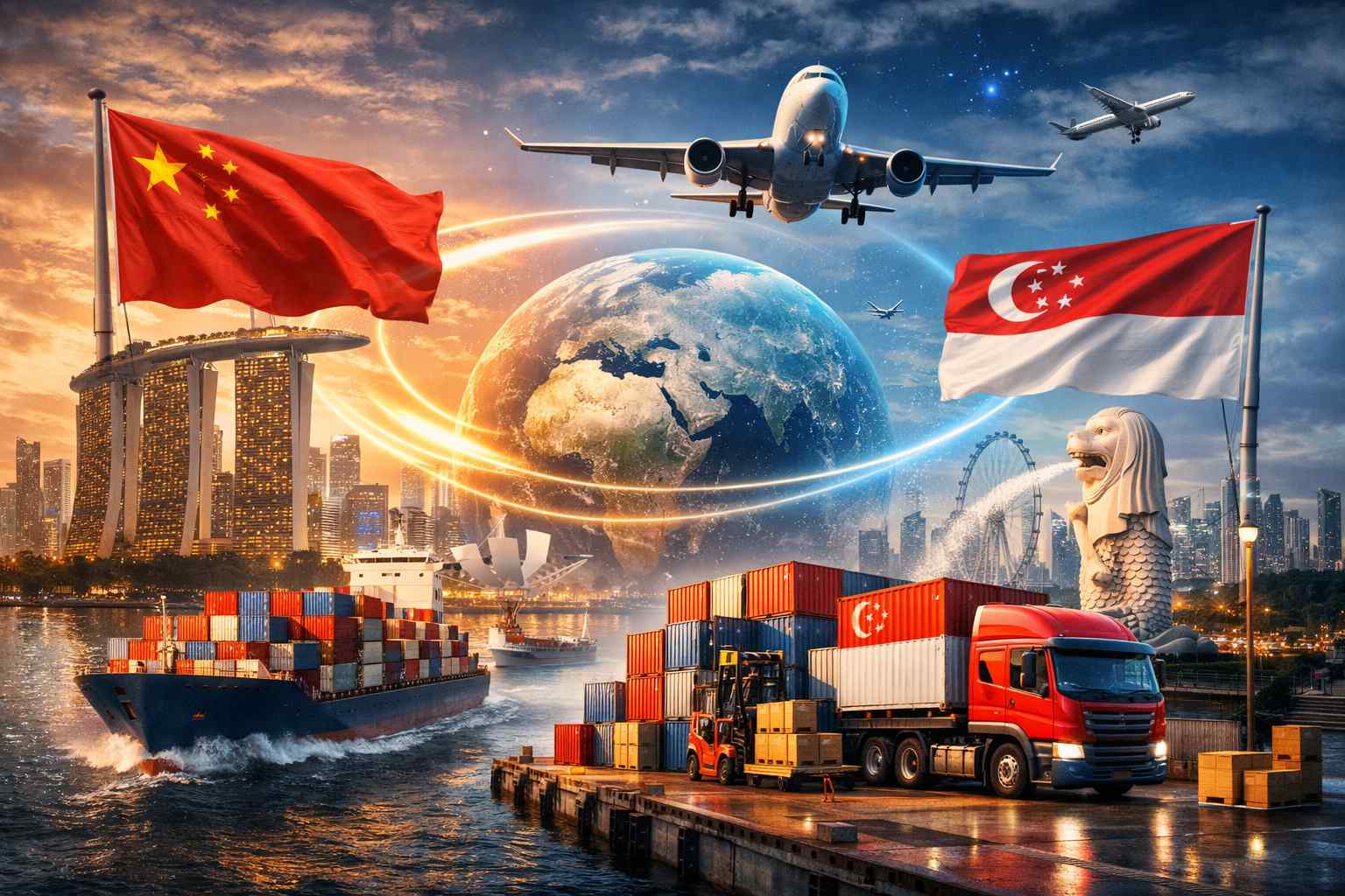 China to Singapore Logistics