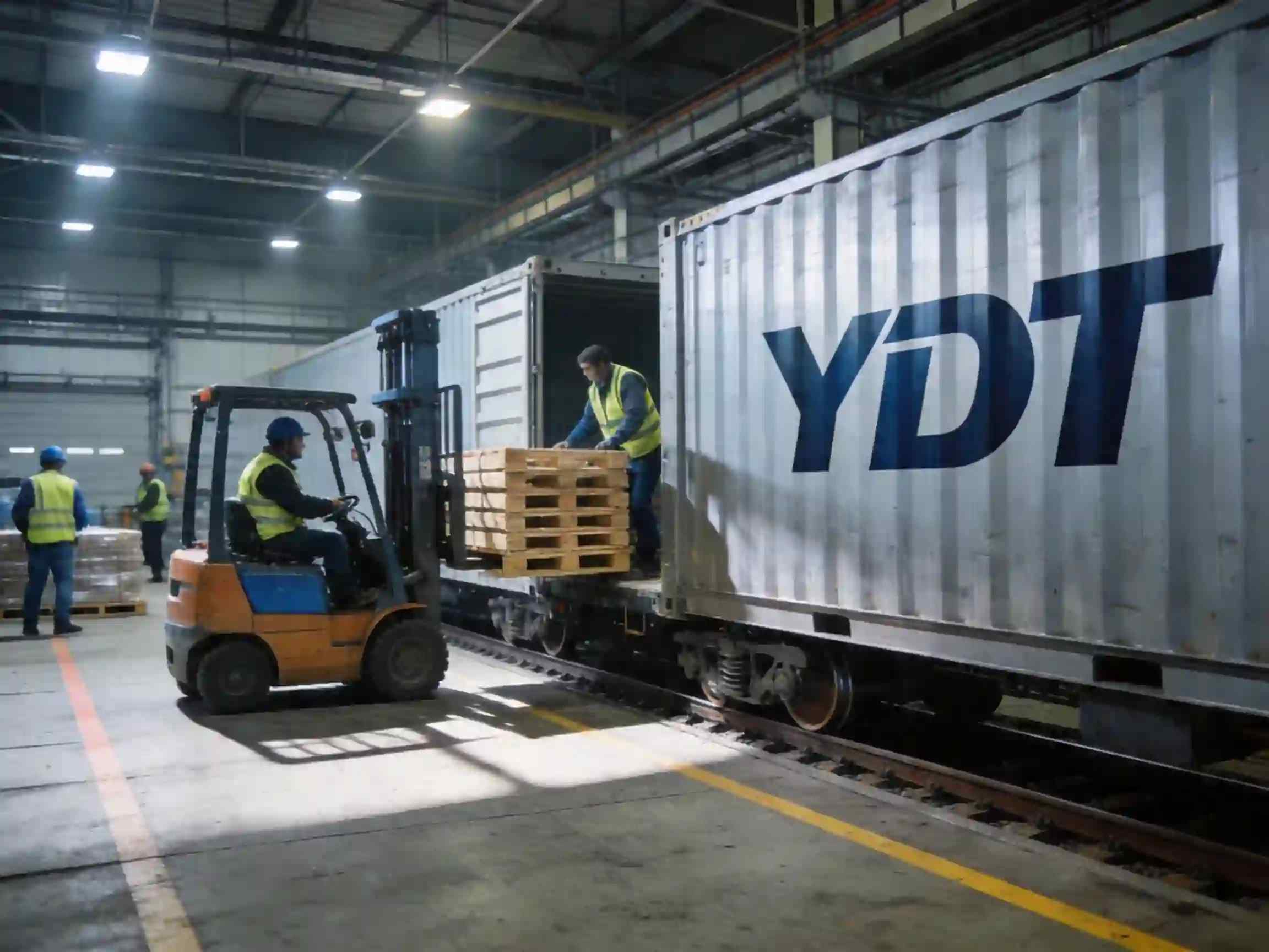 YDT Freight Delivery Truck and Container