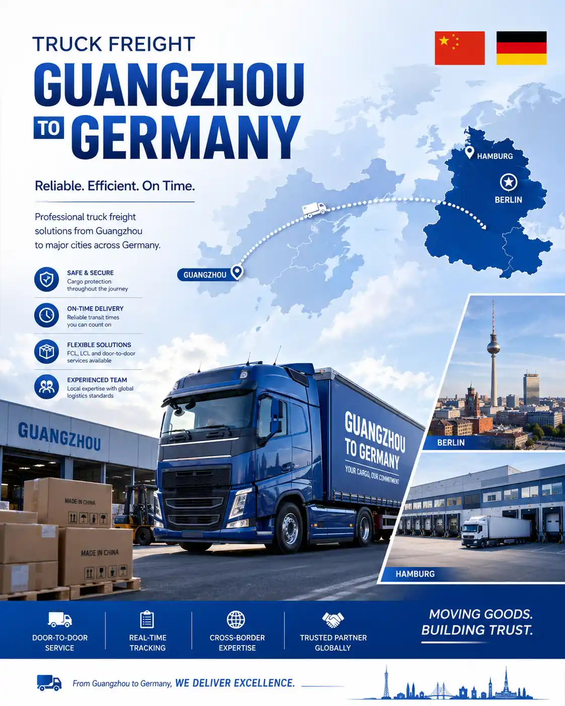 Guangzhou to Germany Truck Freight-1