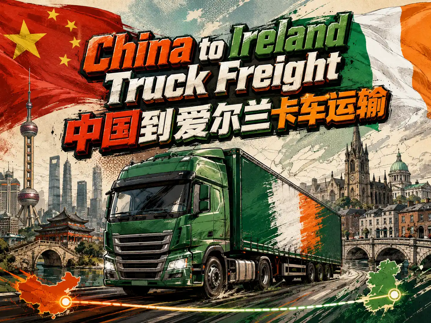 China to Ireland Truck Freight-2026