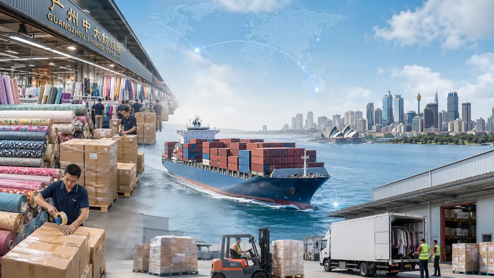 China Textile Shipping to Australia-2026