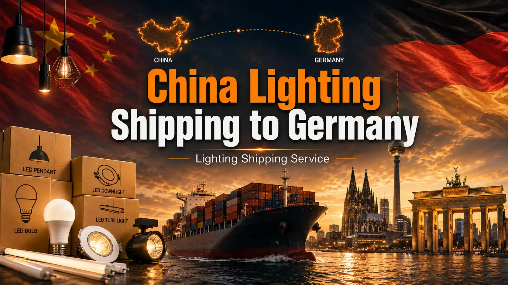 China Lighting Shipping to Germany-1