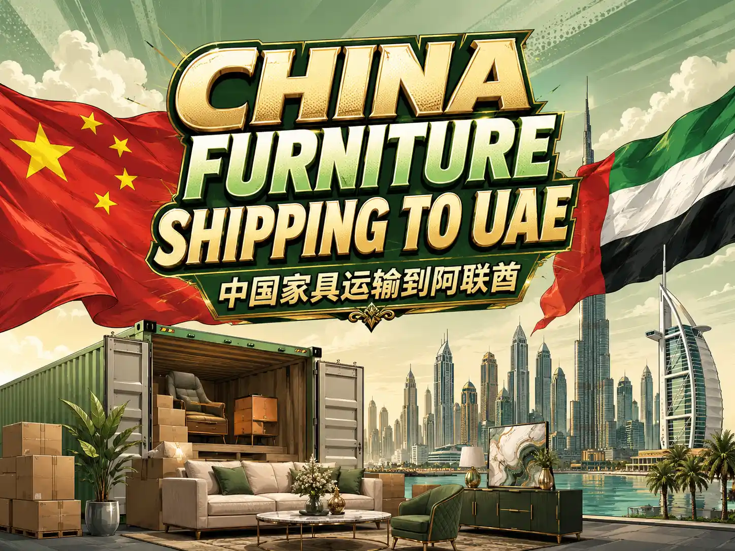 China Furniture Shipping to UAE-2026