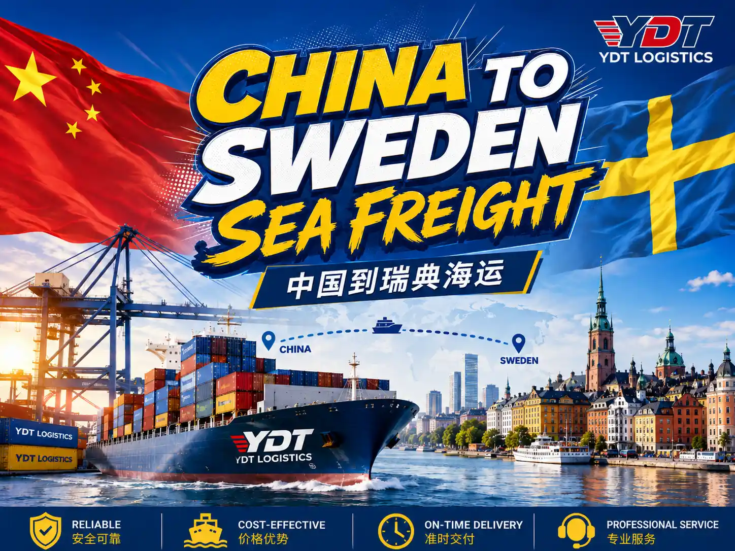 China to Sweden Sea Freight-2026