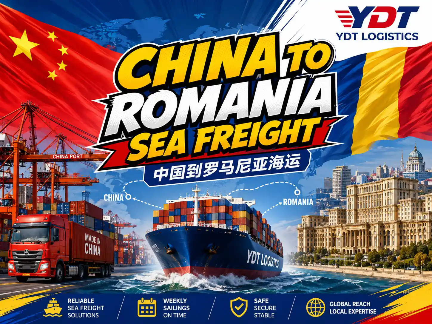 China to Romania Sea Freight-2026