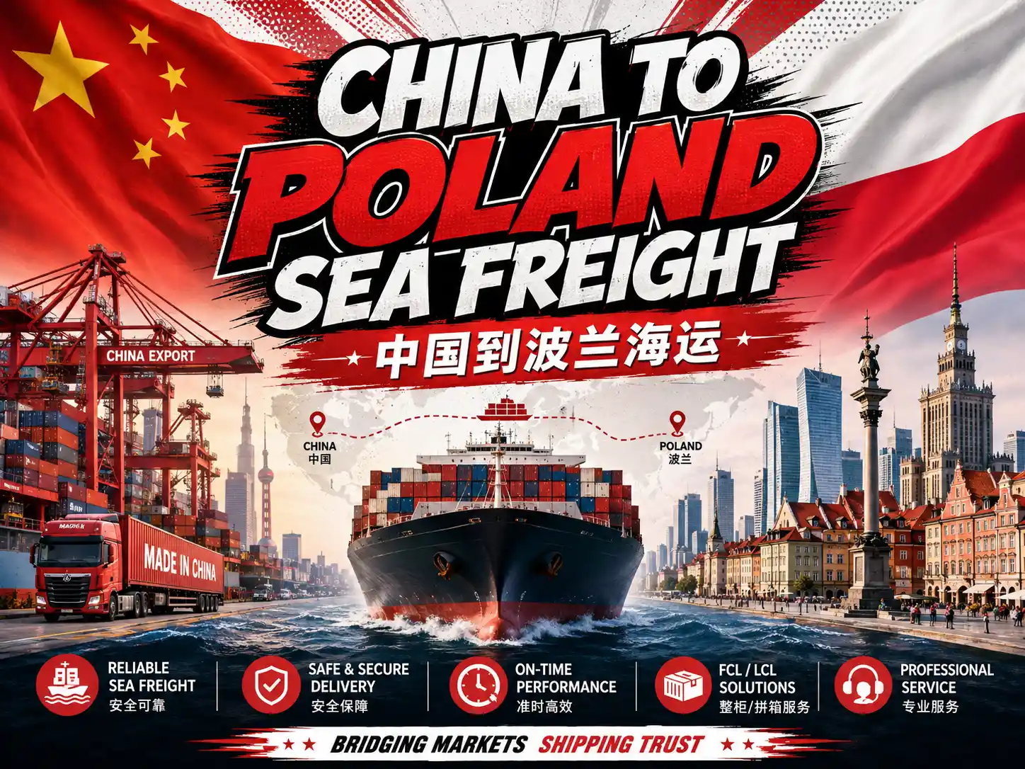 China to Poland Sea Freight-2026