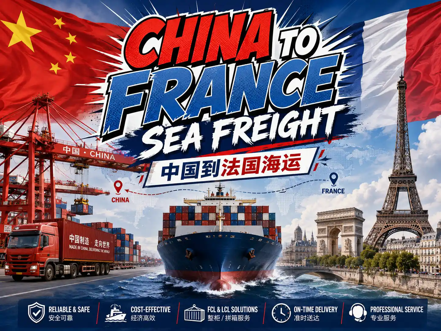 China to France Sea Freight-2026